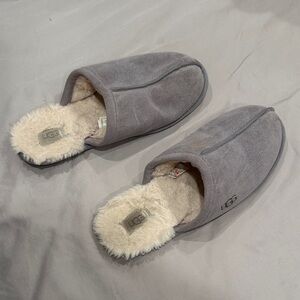 UGG Charcoal Shearling Slippers